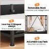 Industrial Coat Rack Shoe Bench Tall Hall Tree with Bench Sturdy Coat Tree with Storage Cubbies - 4 of 4
