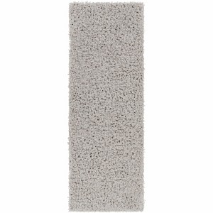 Hauteloom Siari Solid Medium Gray Shag Rug - 1 of 4
