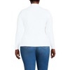 Lands' End Women's Drapey Rib Skimming Long Sleeve Mock Neck - 2 of 3