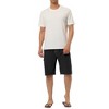 TATT 21 Men's Casual Holiday Solid Color Elastic Waistband Beach Board Shorts - 2 of 4