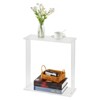 Transparent Acrylic Console Table – Modern Narrow Side Table | Compact Clear Accent Furniture for Living/Dining Room| 38.2" L x 15" W x 29.3" H - 4 of 4