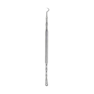 Unique Bargains Durable Hook Pimple Extractor Silver Tone 1 Pc - 1 of 4
