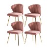 Olinto Living Room Bedroom Study Side Chair Set of 4  | KARAT HOME - 2 of 4