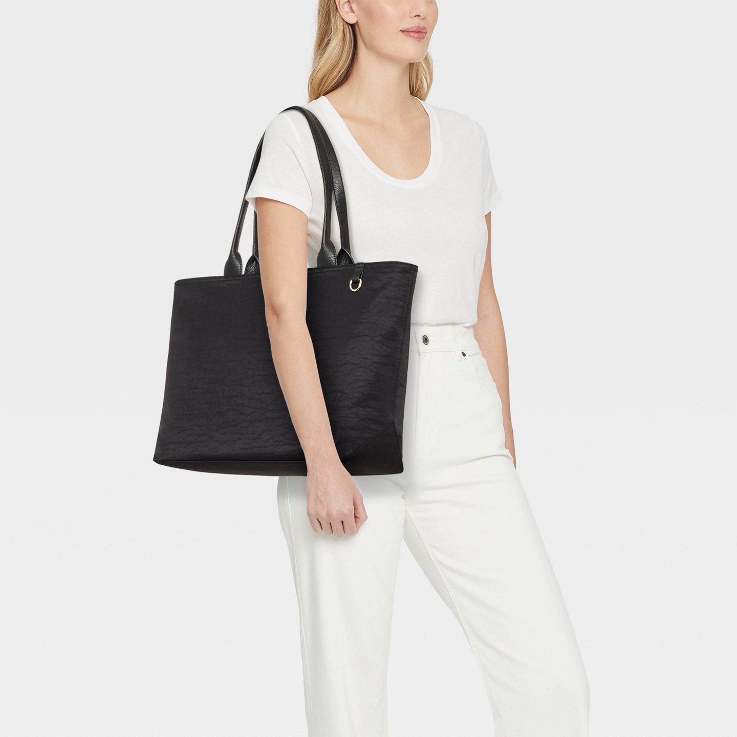 Сумка Universal Thread Nylon Carry-All Tote Handbag, цвет: Чёрный — фото 2