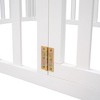 CAVINAS Twin Size Bed Frame, Wood Daybed Frame with Fence and Door, Floor Bed for Kids, Teens, Girls, Boys, Floor Platform Bed - 2 of 4