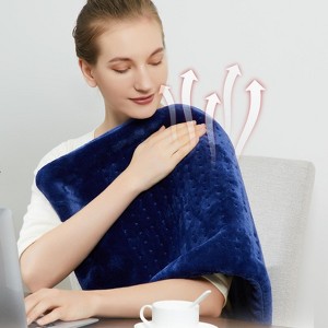 Heating Pad for Back, 33"x17" Extra Large Electric Heated Pad, 4 Heat Settings, 2H Auto Off & Machine Washable - 1 of 4