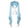 Unique Bargains Women's Curly Wigs 33" Blue with Wig Cap Long Hair - 2 of 4