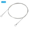 Unique Bargains Stainless Steel Light Outdoor Travel Luggage Safety Locking Cables 0.16" ID Eyelets - 3 of 4