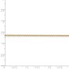 Black Bow Jewelry 1.4mm, 14k Yellow Gold, Diamond Cut Solid Cable Chain Necklace - 4 of 4