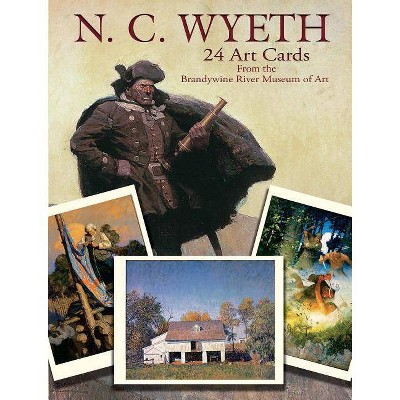 N. C. Wyeth 24 Art Cards - (Dover Postcards) by  N C Wyeth (Paperback)