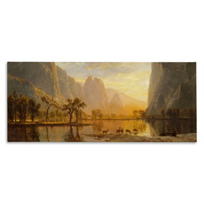Stupell Industries Yosemite Valley Classic Painting, 48" x 20"