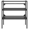 vidaXL Bathroom Washbasin Frame Black 31.1 in. x 15 in. x 32.7 in. Iron - 3 of 4