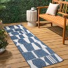JONATHAN Y Odette Modern Geometric Abstract Two-Tone Indoor/Outdoor Area Rug - 2 of 4