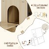 Cat Litter Box Enclosure, Double Cat House with Storage, Enclosed Litter Box Furniture with Ladder - 2 of 4