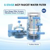 Faucet Water Filter for Sink  400 Gallons Faucet Mount Tap Water Filtration System for Kitchen, Bathroom, Reduces Lead, Chlorine, Bad Taste - 2 of 4