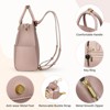 Generic Backpack Purse for Women PU Leather Travel Backpack, 4 in 1 Designer Convertible Backpack Purse with Removable Strap - 3 of 4
