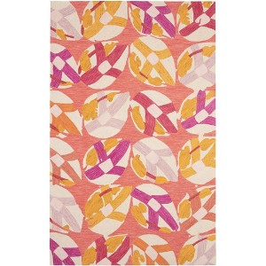 Annie Selke - Dash & Albert Lily Pad Autumn Hand Micro Hooked Wool Rug - 1 of 4