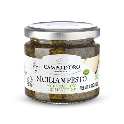 Campo D’oro Pesto Sauce Sicilian - Case Of 6 - 6.35 Oz : Target