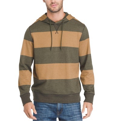 G.H. Bass & Co. Mens Rugby Hoodie Sweatshirt