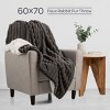 Lavish Home 60x70in Faux Fur Throw Blanket, Gray - 2 of 4