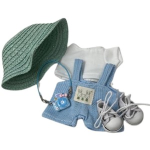 Doll Clothes Superstore 6-Piece Photographer Outfit Set for 17.5 cm Labubu Dolls - 1 of 4