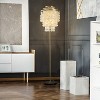 ALOADECOR H70 in Coastal Tiered Capiz Seashell Floor Lamp in Antique Brass Finish Farmhouse Natural White Shells Floor Lamp for  Bedroom - 2 of 4