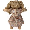 Doll Clothes Superstore Silver Trimmed Dress Fits Cabbage Patch Kid And 15-16 Inch Baby Dolls - 4 of 4