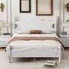 Full/Queen Size Wood House Bed, Easy Assembly, Platform Bed, No Box Spring Needed, Wooden Slat Mattress Foundation - 2 of 4