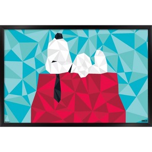 Trends International Peanuts: Astronomy-Geometry - Snoopy Framed Wall Poster Prints - 1 of 4