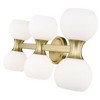 Artemis 6-Light Mid-Century Modern Vanity Light - Brushed Nickel, Dimmable, Damp Rated - 3 of 4