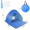 Pop Up Beach Tent Sun Shade Shelter Anti-UV Automatic Waterproof Tent Canopy for 2/3 Man - 3 of 4