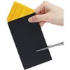 INSPIRE CHIC Men's Solid Card-inserting Prefolded Polyester Pocket Squares Handkerchiefs 1 Pc - 4 of 4