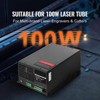 VEVOR CO2 Laser Power Supply, 100W, Power Supply for 100W Laser Tube, Constant Current Protection, Open Circuit Protection, Fast Heat, Black - 3 of 4