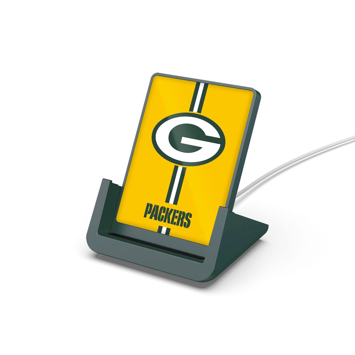 SOAR NFL Cell Phone Wireless Charging Stand- Green Bay Packers