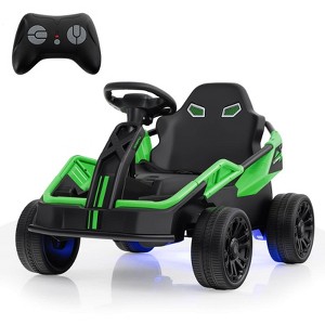 Costway Ride on Car for Big Kids 12V Battery Powered Electric UTV with Remote Control Red/Pink/Green - 1 of 4