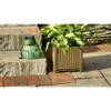 Ultimate Innovations Self-Watering Square Indoor Outdoor Planter Box with Trellis 9.84"x9.84"x40.75" - 2 of 2