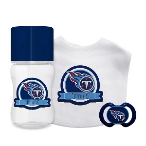 Baby Fanatic Officially Licensed 3 Piece Unisex Gift Set - NFL Tennessee Titans - 1 of 3