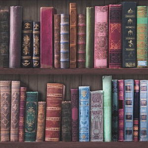 Transform Book Shelf Multi Peel and Stick Wallpaper - 1 of 4