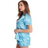 Just Love Womens Satin Pajama Set - Loungewear Short Sleeve Button Down Sleepwear - 2 of 3