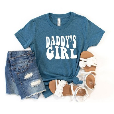 The Juniper Shop Daddy's Girl Wavy Youth Short Sleeve Tee - XL - Teal — фото 2