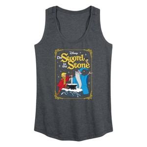 Women's - Disney - Sword In The Stone Graphic Racerback Tank - 1 of 4