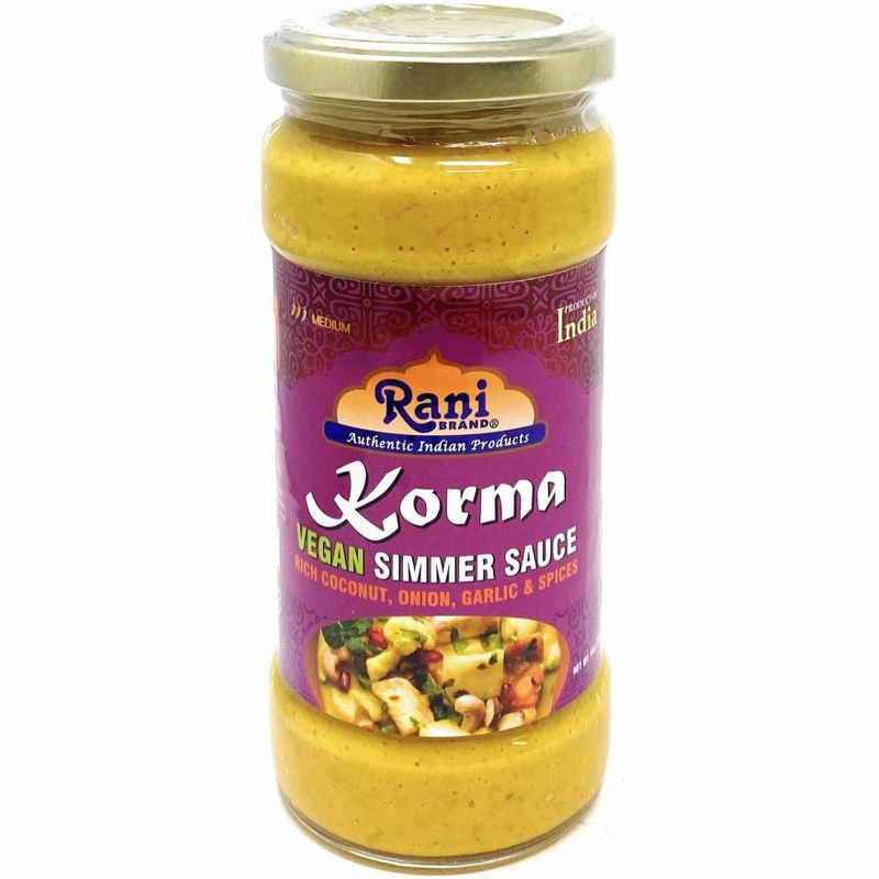 Korma Vegan Simmer Sauce 14oz (400g) - Rani Brand Authentic Indian Products, 1 of 6