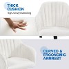 Yaheetech Modern Velvet Desk Chair Soft Height-Adjustable 360°Swivel Computer Chair - 4 of 4