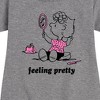 - Peanuts - Feeling Pretty Sally Graphic Short Sleeve Fleece Dress - 2 of 4
