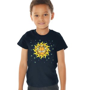 Toddler Boys' Garfield Celestial T-Shirt Navy - 1 of 4