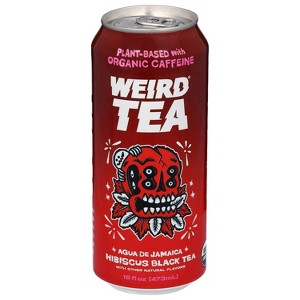 Drink Weird Organic Agua de Jamaica Hibiscus Black Tea - Case of 12 - 16 FO - 1 of 1