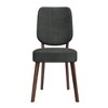 HL Home,Upholstered Armless Dining Chairs (Set of 2) - 3 of 4