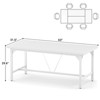 Aheaplus Modern Laptop Computer Table for Home Office Workstation - 3 of 4
