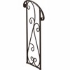 Kings Brand Furniture - Coffee Brown Metal Free Standing Towel Rack Stand with Shelf - 4 of 4