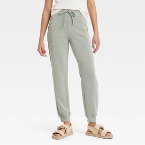 Women's Cargo Joggers with Side Pockets - A New Day™ - 1 of 3